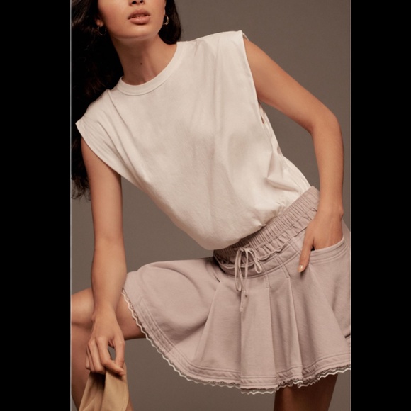 Anthropologie Daily Practice Goal Line Twofer Mini Dress - Picture 2 of 3